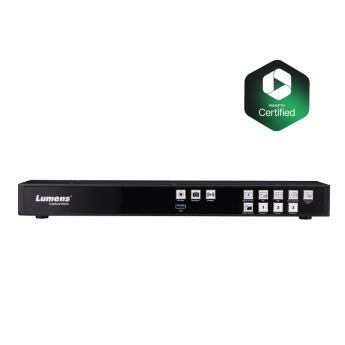 Система «все-в-одном» для 4-канальной видеозаписи FullHD, потоковой трансляции, хранения данных и удаленного доступа к архиву. Встроенный жесткий диск объемом 2 Тб LUMENS LC-200-/-2TB