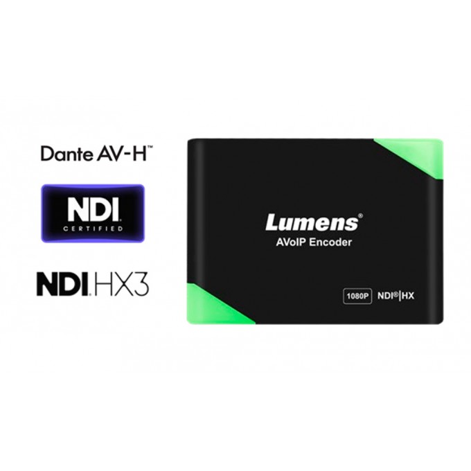 Кодер HD-видео в IP / NDI HX / Dante AV-H LUMENS OIP-N40E-DANTE-AV-H