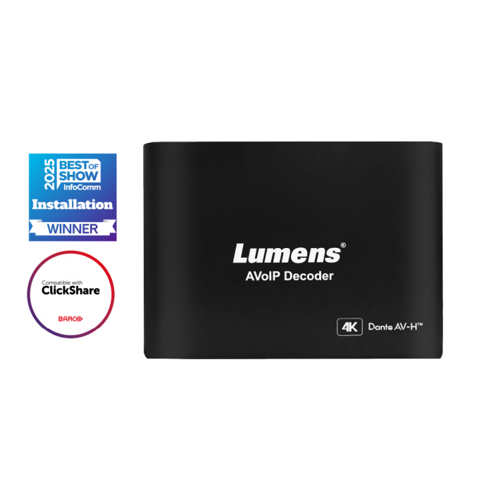 Декодер AV over IP и Dante AV-H 4K LUMENS OIP-N60D,-DANTE-AV-H