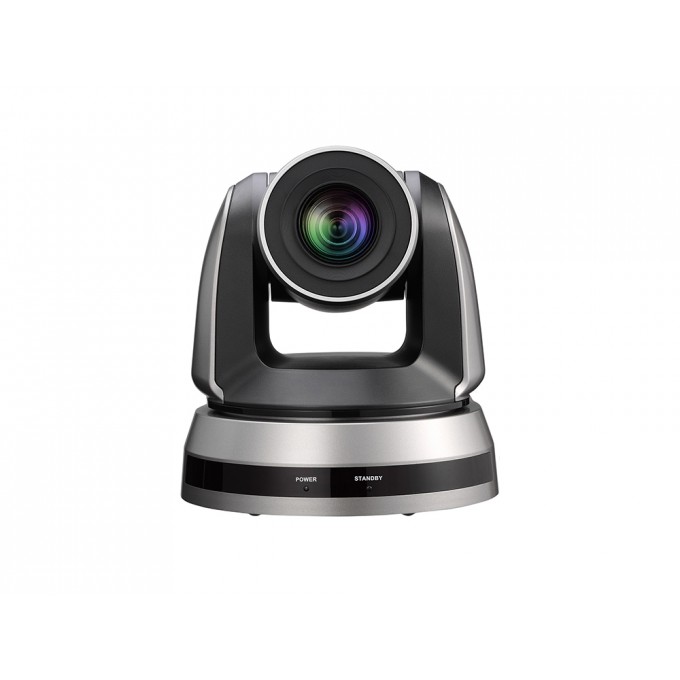 Поворотная IP камера FullHD для конференций, 1080p/60, 20х оптический zoom, 1/2,8", поддержка вещания MJPEG, H.264 / SVC, синхронные видеовыходы Ethernet, HDMI и 3G-SDI, темного цвета LUMENS VC-A51PB
