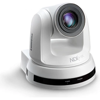 Поворотная IP камера FullHD для конференций, 1080p/60, 20х оптический zoom, 1/2,8", поддержка вещания MJPEG, H.264 / SVC, синхронные видеовыходы Ethernet, HDMI и 3G-SDI, с  NDI на борту! (белая) LUMENS VC-A51PNW