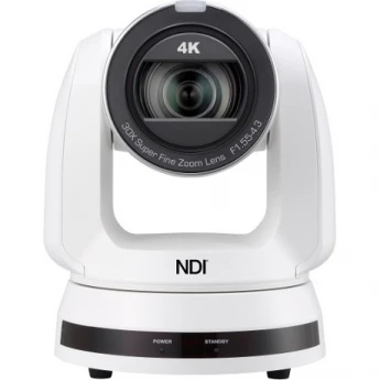 Поворотная PTZ-камера 4K 60fps, Full NDI, NDI|HX3 и 12G-SDI, белого цвета LUMENS VC-A71P-HN,-W
