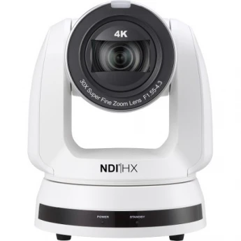 Поворотная камера с NDI, 4K Ultra HD, КМОП 1/1,8", 9,17 МП, 30-кратный оптический зум, HDMI 2.0, Ethernet, белая LUMENS VC-A71PNW