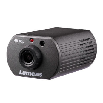 Корпусная IP-камера 4K/60, 1/1,8”, ePTZ,  выходы HDMI 2.0, Ethernet и USB 3.0, потоковая передача H.265/H.264, RTSP / RTMP / RTMPS / MPEG-TS, SRT Streaming Protocol, PoE, черного цвета LUMENS VC-BC301PB