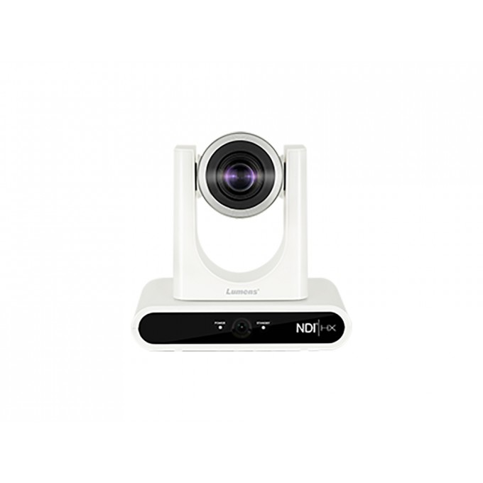 Камера с двумя объективами, с видео-трекингом, 20-ти кратный оптический зум, автотрекингом VC-TR40N, W - это NDI, Auto-Tracking Camera белого цвета LUMENS VC-TR40N,-W