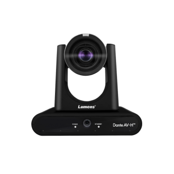 Поворотная камера 4K с двумя объективами для слежения за говорящим, с AI-видеотрекингом, черного цвета LUMENS VC-TR60A-DANTE-AV-H-PB Поворотная камера 4K с двумя объективами для слежения за говорящим, с AI-видеотрекингом, черного цвета LUMENS VC-TR60A-DANTE-AV-H-PB