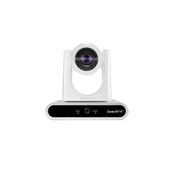 Поворотная камера 4K с двумя объективами для слежения за говорящим, с AI-видеотрекингом, белого цвета LUMENS VC-TR60A-DANTE-AV-H-W Поворотная камера 4K с двумя объективами для слежения за говорящим, с AI-видеотрекингом, белого цвета LUMENS VC-TR60A-DANTE-AV-H-W