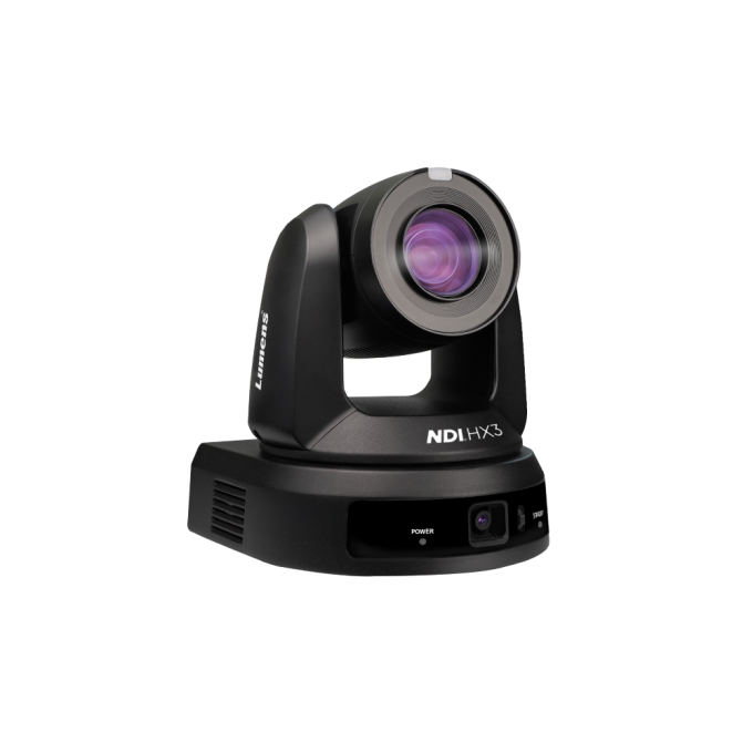 Поворотная IP камера 4K для конференций с автотрекингом, NDI HX3, 30х zoom, 1/2,5", интерфейсы Ethernet, HDMI, 3G-SDI, USB, цвет черный LUMENS VC-TR61N-B